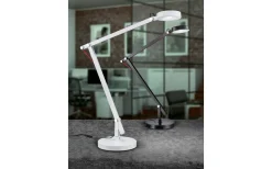 Amsterdam Skrivbordslampa LED med klämma vit