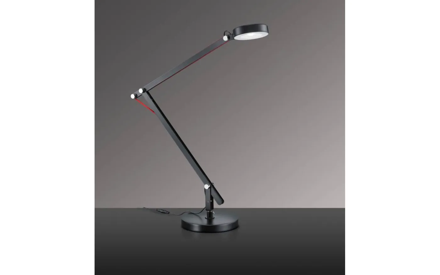 Amsterdam Skrivbordslampa LED med klämma svart