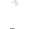 Amy Flex Golvlampa 150cm Silver/Vit