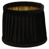 Anastacia Plisserad Lampskärm Ø20cm Svart