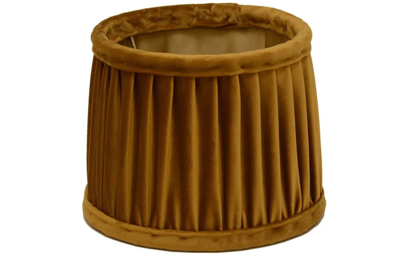 Anastacia Plisserad Lampskärm Ø45cm Guldgul