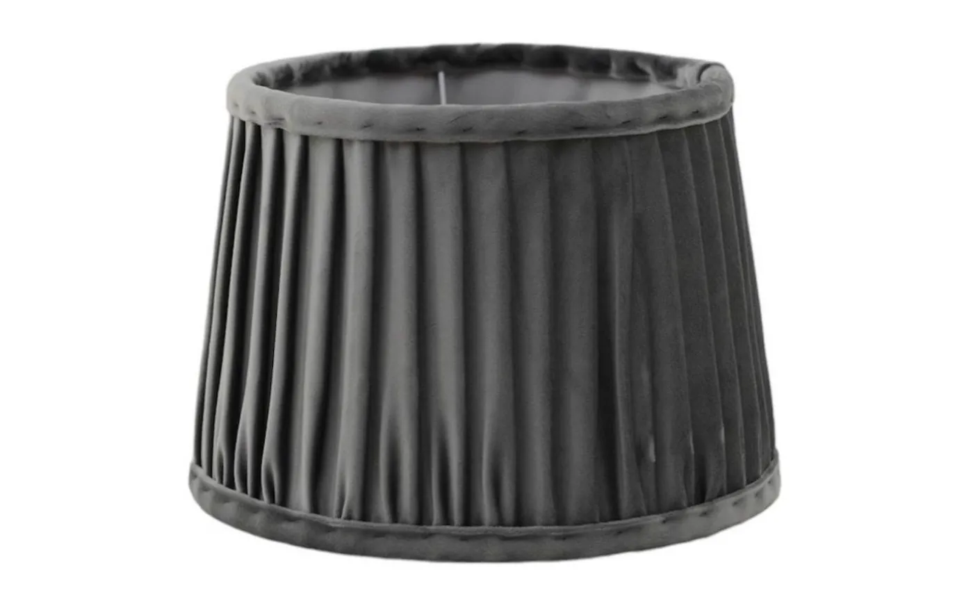 Anastacia Plisserad Lampskärm Ø17cm Grå
