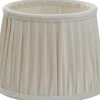 Anastacia Plisserad Lampskärm Ø17cm Offwhite