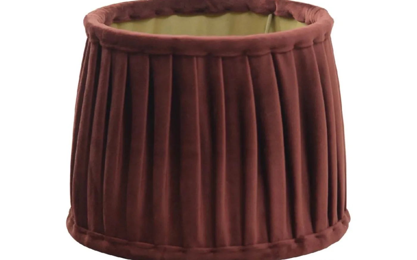 Anastacia Plisserad Lampskärm Ø20cm Mörkrost