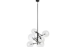 Andrew Taklampa Svart Med Klarglas