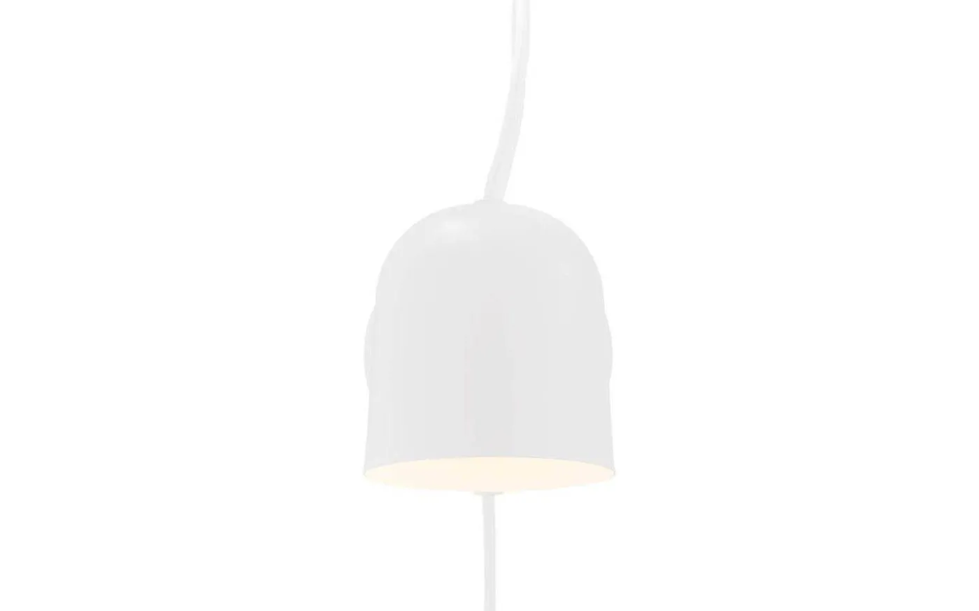 Angle Vägglampa Med USB Vit/Telegrå