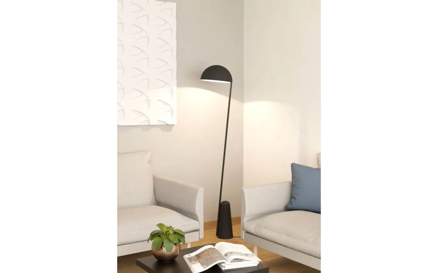 Aranzola Golvlampa 164cm Svart