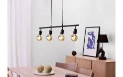 Arc Taklampa 88cm 4L Svart