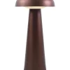 Arcello Uppladdningsbar Bordslampa 25cm Bränd Mässing IP54