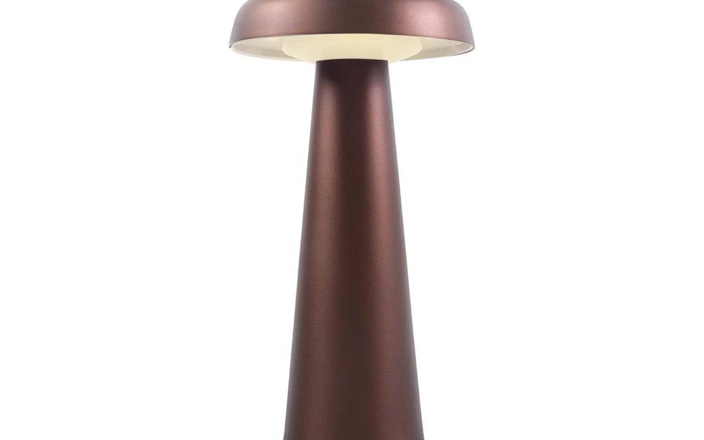 Arcello Uppladdningsbar Bordslampa 25cm Bränd Mässing IP54