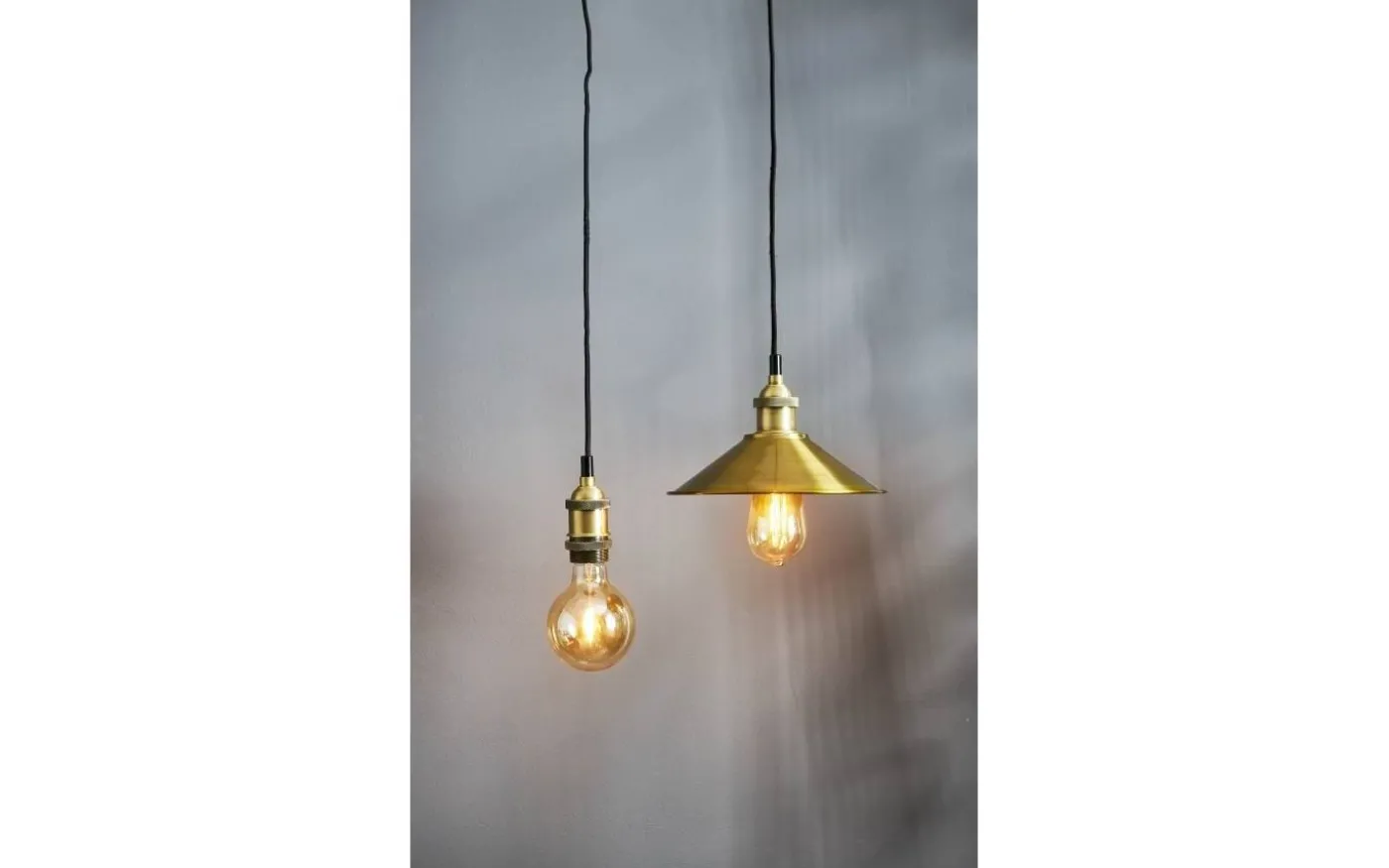 Archaic Pendel med ring och 3,5m Textilkabel