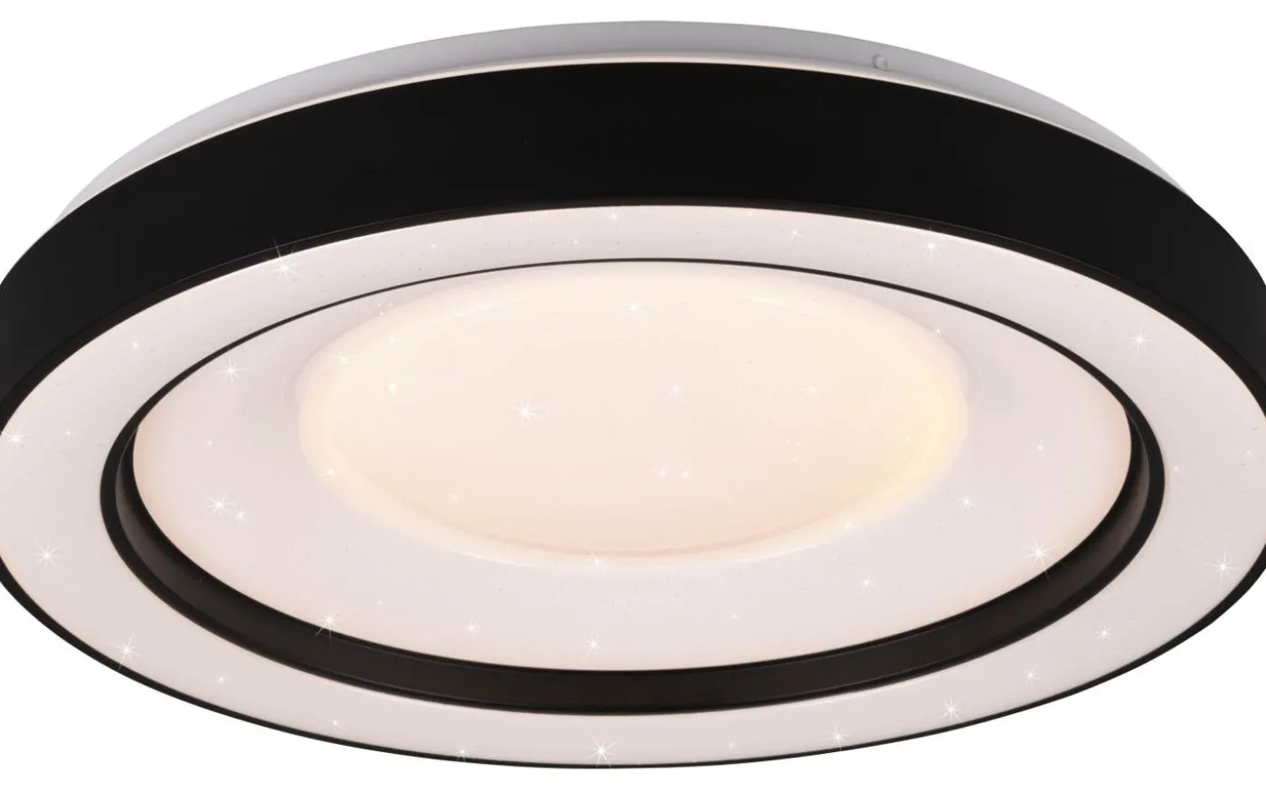 Arco Plafond LED 49cm mattsvart stjärnljus RGBW