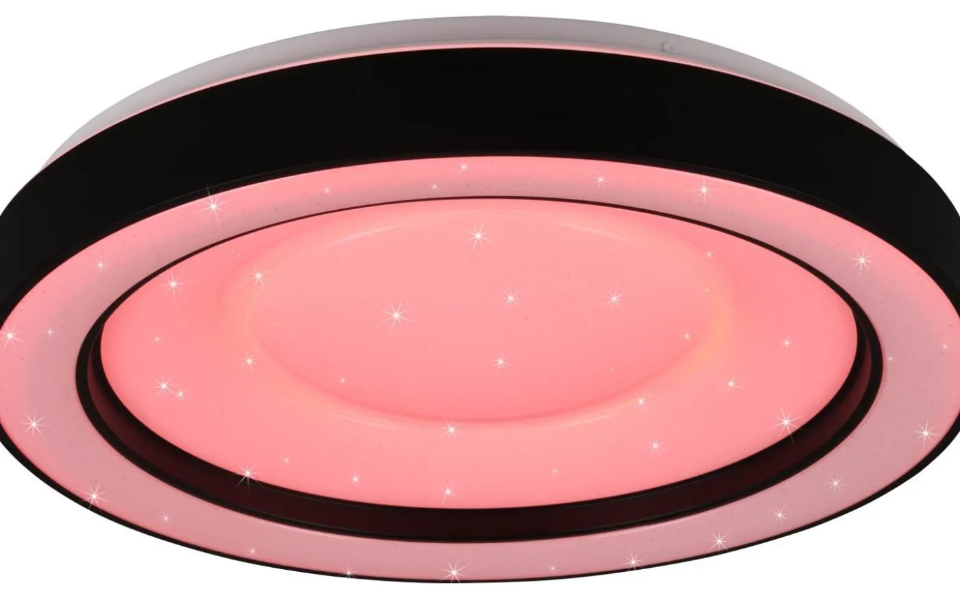 Arco Plafond LED 49cm mattsvart stjärnljus RGBW
