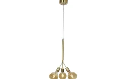 Arcoli Taklampa 3L 23cm Mässing