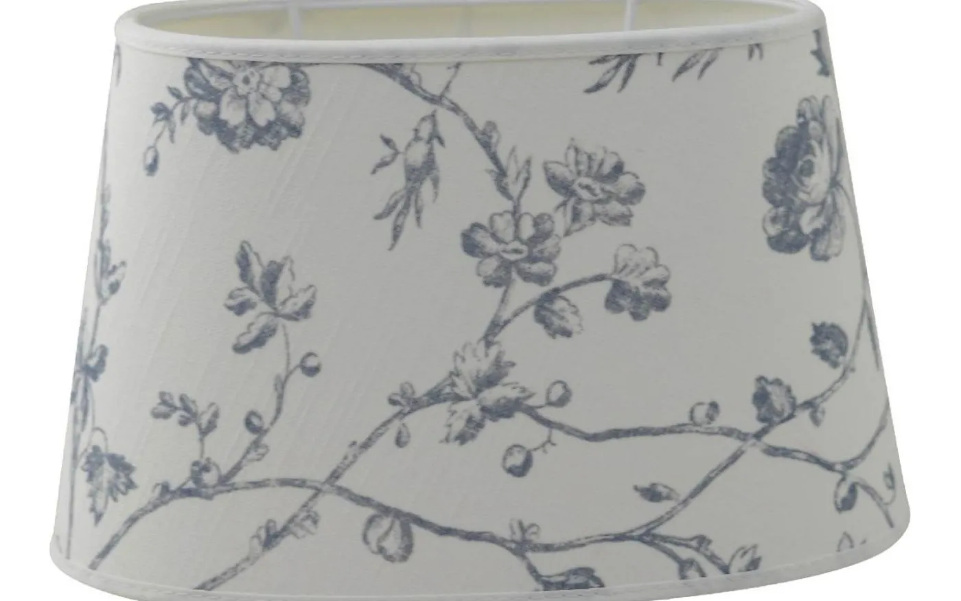 Aria Oval Lampskärm 20cm Blå Laura Ashley