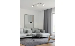 Arosa Spotlight 3-delad E14 krom/grå