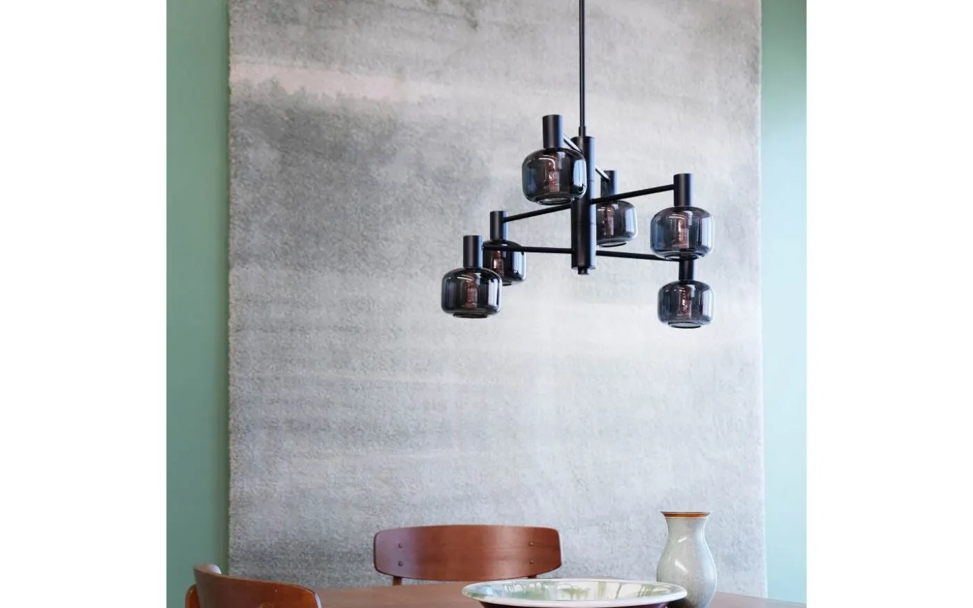 Arp Takkrona 50cm 6 Kupor Svart/Rök