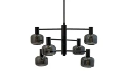 Arp Takkrona 50cm 6 Kupor Svart/Rök