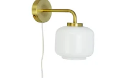 Arp Vägglampa Opal/Mässing