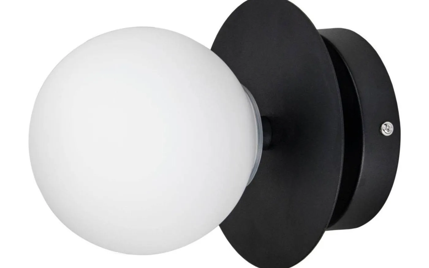 Art Deco Badrumslampa Svart/Vit IP44