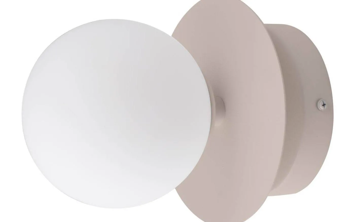 Art Deco Vägglampa/Plafond 16cm IP44 Mud/Vit