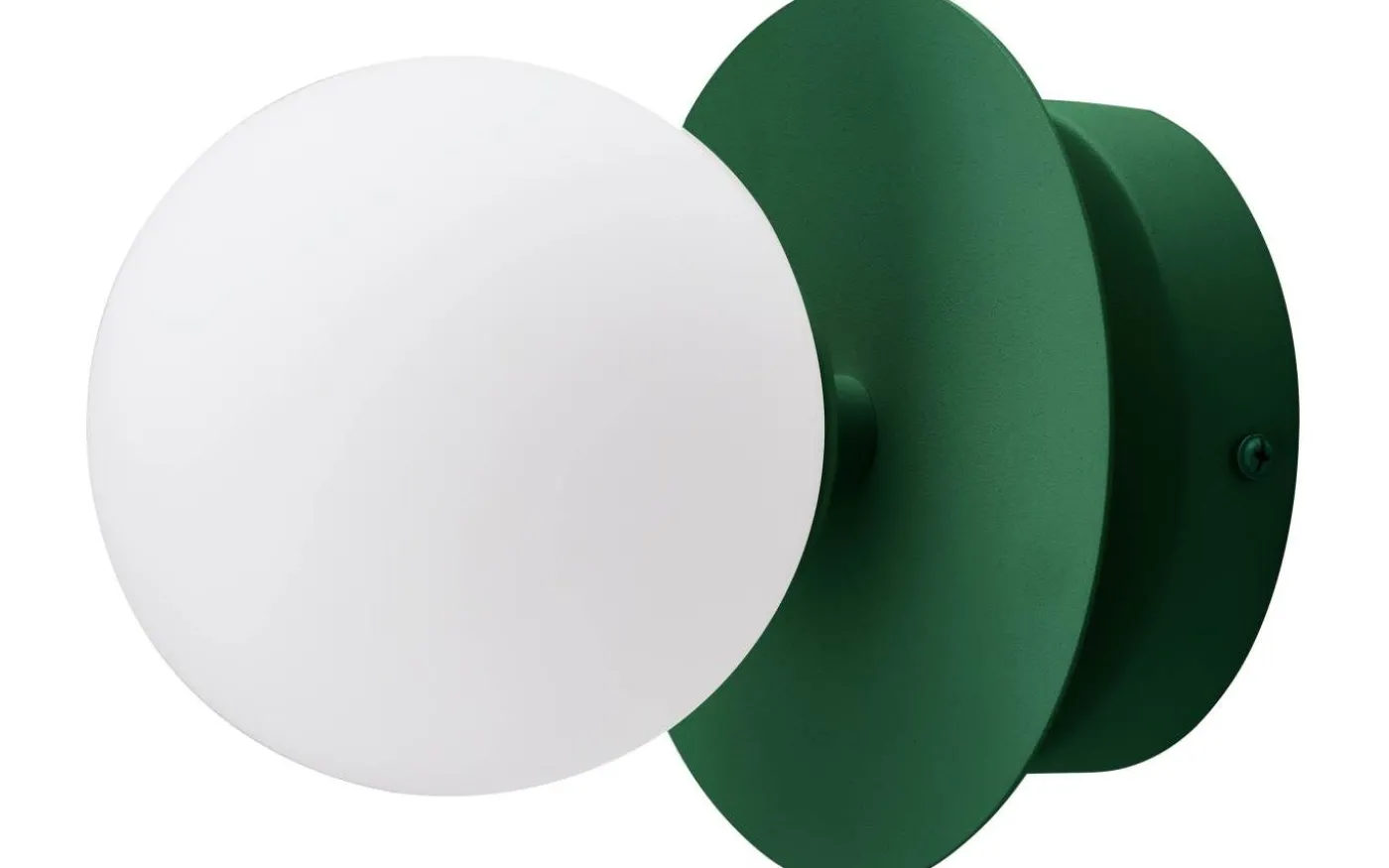 Art Deco Vägglampa/Plafond Grön/Vit IP44