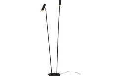 Artic Golvlampa Dubbel 137cm LED 2x6W 3000K Svart
