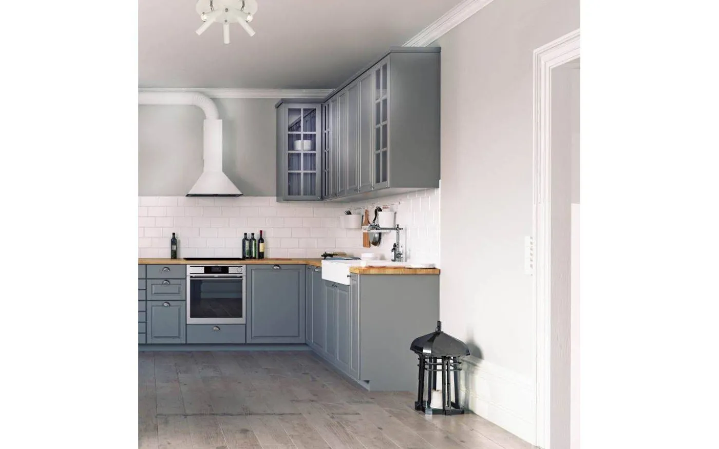 Artic Takspotlight 40cm LED 3x6W 3000K Vit