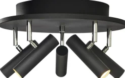 Artic Takspotlight 40cm LED 5x6W 3000K Svart