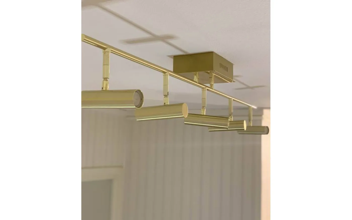 Artic Takspotlight 106cm LED 5x6W 3000K Matt Mässing