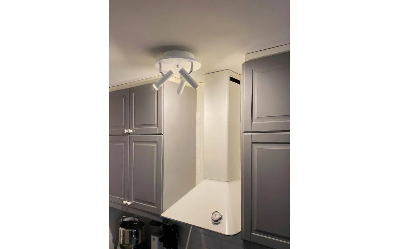 Artic Takspotlight 30cm LED 3x6W 3000K Vit/Krom