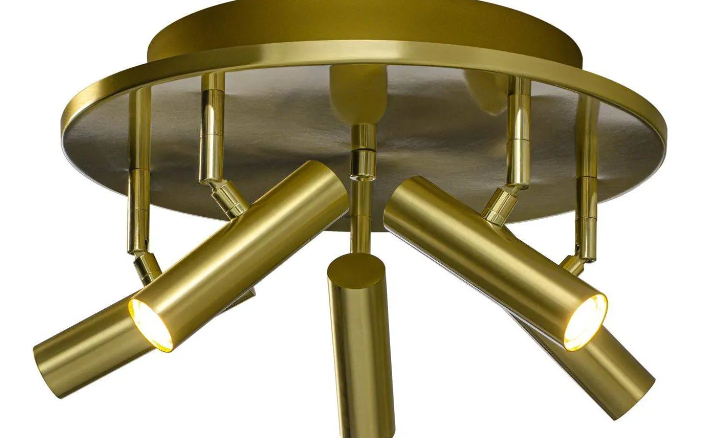 Artic Takspotligt 40cm LED 5x6W 3000K Matt Mässing