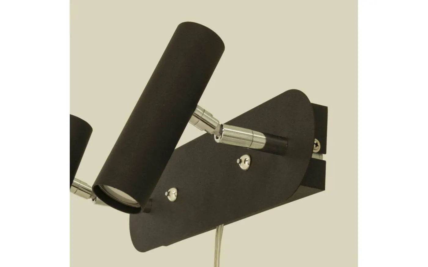 Artic Vägglampa Dubbel 30cm LED 2x6W 3000K Svart