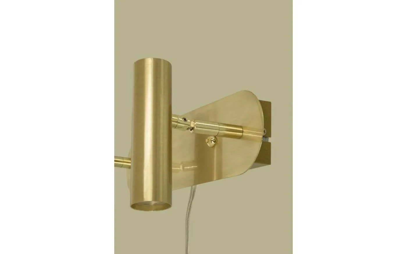 Artic Vägglampa Dubbel 30cm LED 2x6W 3000K Matt Mässing