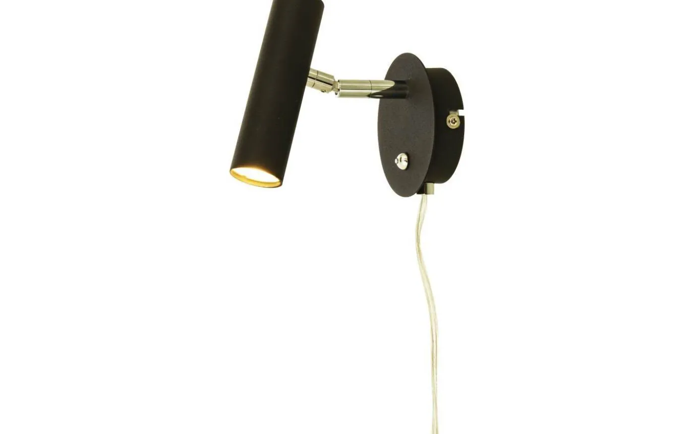 Artic Vägglampa LED 6W 3000K Svart/Krom