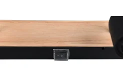 Arturo H2O Vägglampa 3-delad E27 trä/matt svart IP44