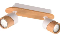 Aruni Spotlight 2-delat GU10 trä/mattvit