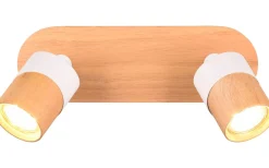 Aruni Spotlight 2-delat GU10 trä/mattvit