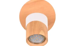 Aruni Spotlight GU10 trä/matt vit
