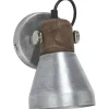 Ashby Vägglampa 20cm Pale Silver