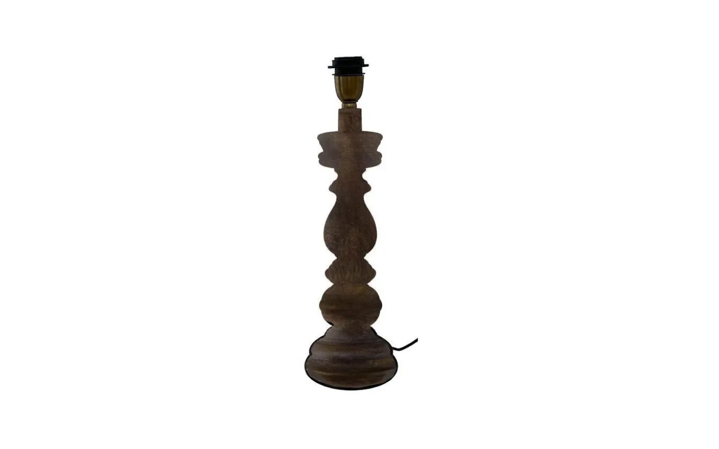 Ashford Lampfot 48cm Aged Wood