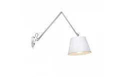 Ashley Vägglampa Vit/Krom E27