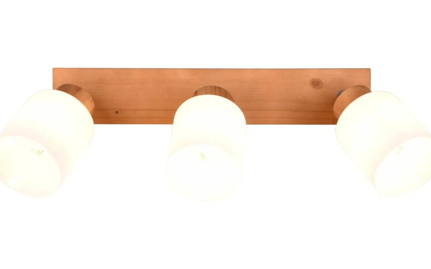 Assam Spotlight 3-delad E14 trä/vit