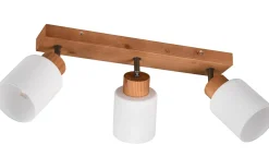 Assam Spotlight 3-delad E14 trä/vit