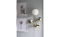 Astoria Vägglampa 62cm G9 Borstad Mässing