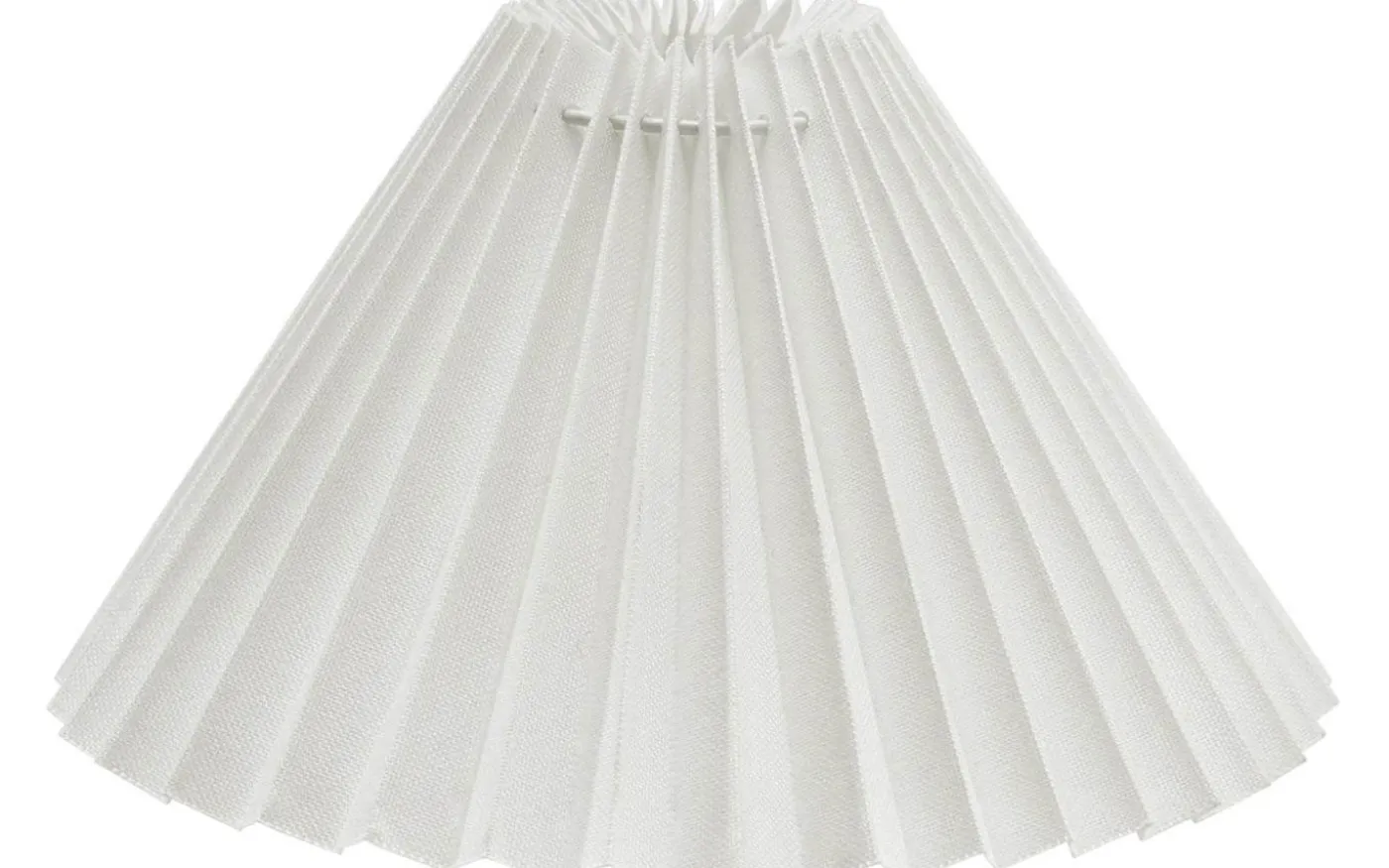 Astrid Lampskärm Ø20cm Veckad Vit