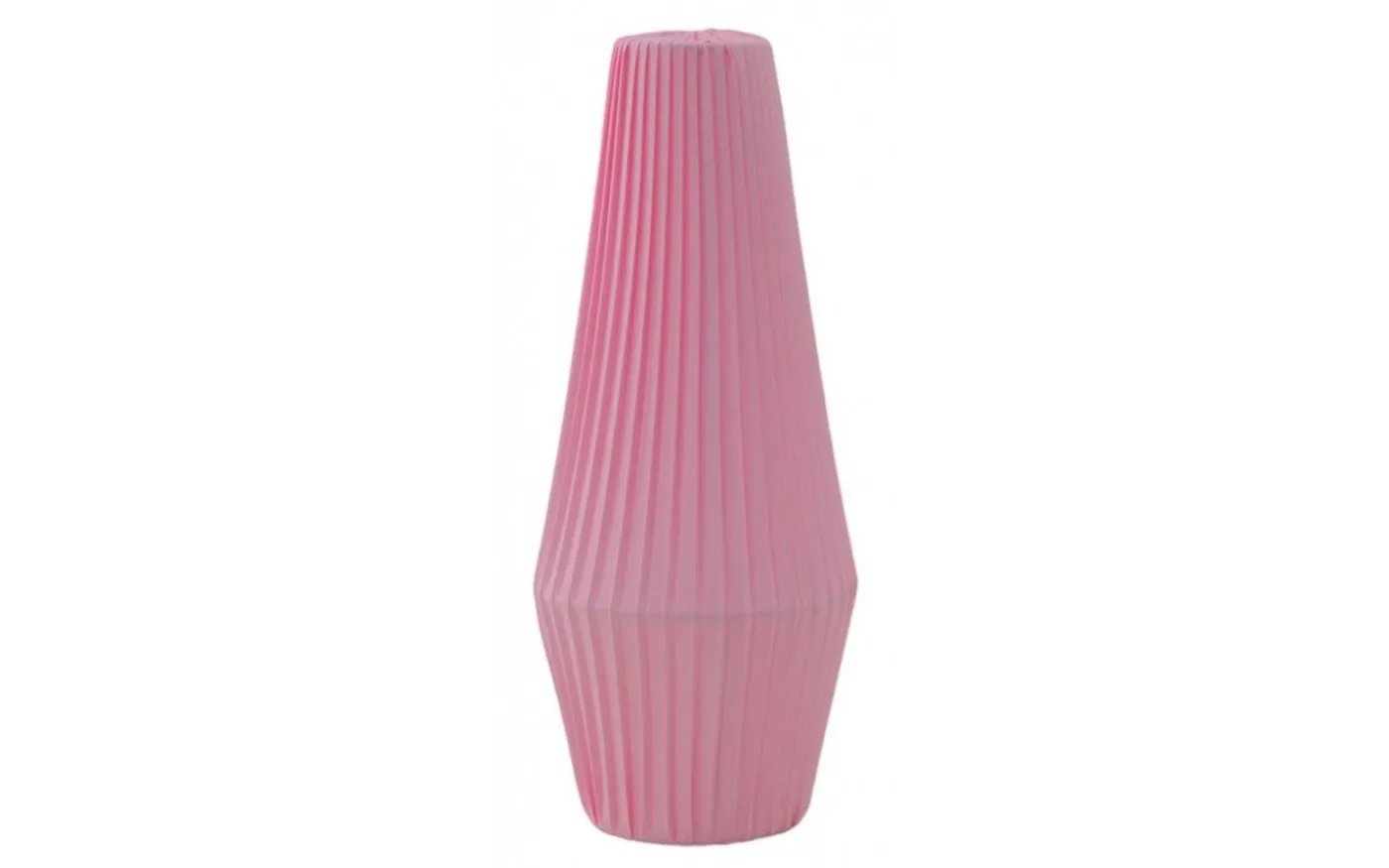 Astrid Plisserad Stilskärm Ø13cm Satin Soft Pink