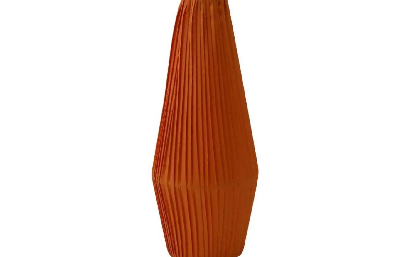 Astrid Plisserad Stilskärm Ø13cm Satin Orange