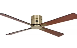 Astro 132cm Takfläkt Mässings Motor, Svarta/Körsbärs Blad