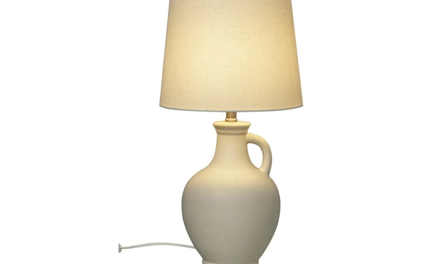 Athena Bordslampa 58cm Naturvit